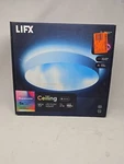 Lifx 15 In. White Indoor Selectable Led Flush Mount Multi-color Smart Wi-fi Cei-. Fixed Price $62.99.