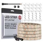 Btf-lighting SK6812(SIMILAR WS2812B) Rgbw 16.4FT 300LED IP68, Rgb+warm White. Fixed Price $78.29.