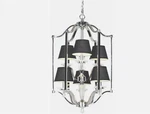 Hampton Bay Elora Collection 6-LIGHT Chrome Lantern,. Fixed Price $49.95.