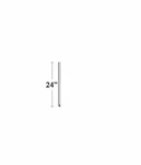 Minkaaire DR1524-DK 24" Downrod For F738 Pancake Indoor Ceiling Fan. Fixed Price $12.57.