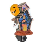Spooky Haunted House W/ghosts & Full Moon Halloween Night Light By Midwest Cbk. Fixed Price $14.99.