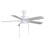 Marshlands 52 In. Led Indoor/outdoor White Ceiling Fan With Light Kit Parts. Fixed Price $10.49.