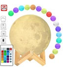 3D Printed Lamp Moonlight Usb Led Night Touch Color Changing 15CM. Fixed Price $18.00.