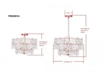 Safavieh Dia Adjustable Pendant, Reduced Price 2172706165 PND4001A. Fixed Price $241.00.