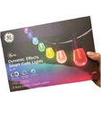 Ge Cync Dynamic Effects Smart Caf Lights 24 Ft 12 Bulbs Multicolor Led Outdoor. Fixed Price $55.00.