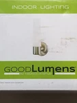 Good Lumens Indoor Lighting 1-LIGHT Fixture Brushed Nickel W/etched Opal Glass. Fixed Price $28.95.