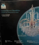 Bel Air Lighting Spectra Swarovski Crystal Shower Chandelier Gold Finished. Fixed Price $150.00.