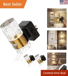 Modern Motion Sensor Night Lights With Elegant Gold Touch - 3000K Soft. Fixed Price $67.99.