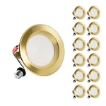 Zyc Gold 4 Inch Retrofit Led, 12 Pack Dimmable Downlights Can Light,.... Fixed Price $189.18.