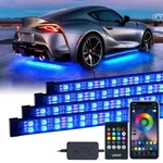 Xprite Dual Rgb Led Light Strip Underglow Remote Bluetooth Interior Decor. Fixed Price $53.10.