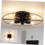 4 Sputnik Fixture Flush Mount Industrial 1 Pack Black. Fixed Price $117.93.