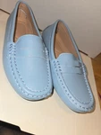 Cute Light Baby Sky Blue Shoes Woman Loafers Soft High Quality. Fixed Price $18.00.