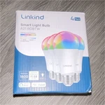 Linkind A21 Rgbtw Wi-fi Smart Led Bulb 4 Pack 1600LM Multicolor App Control. Fixed Price $18.78.