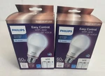 Lot Of 2- Philips A19 Led 60W Equivalent Dimmable Smart Wi-fi Wiz Daylight White. Fixed Price $17.98.
