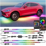 Kit De Luces Led Yielinth 6 Piezas Impermeable Rgb-ic Para Carros Camiones. Fixed Price $61.02.