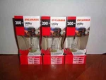 Sylvania A21 General Purpose Clear Light Bulb 200W Lot Of 3. Fixed Price $24.95.