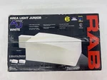 New Rab Lighting Aj Area Junior White Pole & Wall Mount Compatible. Fixed Price $109.96.