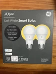 General Electric By Led A19 Soft White Smart Bulbs Dimmable W/ App Nib New!. Fixed Price $9.97.