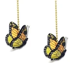 Weez Industries - Monarch Butterfly Ceiling Fan Pull Chain Extension Yellow. Fixed Price $23.29.