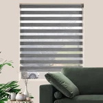 Window Blind Dual Layer Polyester Zebra Roller Light Filtering Sheer Shades W.... Fixed Price $82.28.