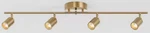 Shura 4-LIGHT Brushed Brass Integrated Led Track With Rotatable Heads. Fixed Price $130.40.