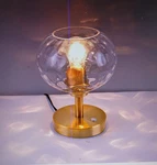 Wrlmfy Touch Control Hammered Glass Table Lamp Small Dimmable Brightness Read. Fixed Price $27.99.