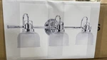 Progress Lighting Archie 3-LIGHT Chrome Bath Vanity Fixture P2992-15 New. Fixed Price $68.99.