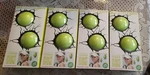 4 New 3D Light Fx Deco Tennis Balls Led Bulbs Night Safety Mounts To Wall. Fixed Price $40.96.