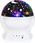 Rotating Starry Sky Projection Night Light Moon Lamp For Kids Baby Party Us. Fixed Price $8.99.