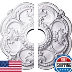 Ekena Millwork CM17RO2 18OD X 3 1/2ID 1/2P Rotherham Ceiling Medallion Fits. Fixed Price $71.98.