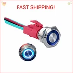 Dmwd 19MM Heavy Duty Latching Metal Push Button Switch Waterproof Anti-vandal. Fixed Price $15.10.