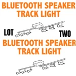 New Lot Pair Flint C2001-6 Light Bluetooth Speaker Track Ceiling Lamp. Fixed Price $110.00.