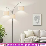 Dimmable 3-LIGHT Floor Lamp Adjustable Brightness E26 Bulbs Modern Design New. Fixed Price $150.37.