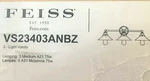 Feiss (VS23403ANBZ) Hooper Vanity Light 32IN Antique Bronze Finish. Fixed Price $169.99.