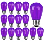 Lrsueyskin S14 Purple Led 1W Shatterproof Plastic Outdoor .... Fixed Price $29.14.