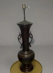 Antique Japanese Meiji Bronze Dragon Vase Lamp High Relief Bird 19TH C Oriental. Fixed Price $350.00.