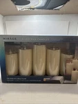 Mirage 5 Led Wax Candles With Remote Control Timers. Fixed Price $30.00.