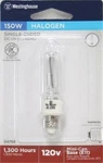 Westinghouse 0476800 150 Watt Halogen T4 Single-ended Light Bulb. Fixed Price $11.76.