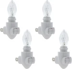 Plug Night Light Module Includes 4 Watt Bulb, White Plastic, Great. Fixed Price $21.99.