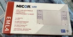Nicor Dual Head Led Adjustable Compact Emergency Light Fixture EML4. Fixed Price $18.00.