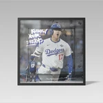Shohei Ohtani Wall Art Follow Your Dreams 14X14 Framed 3D Layered Print Kids. Fixed Price $89.00.