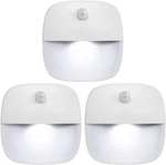 Amir Upgraded Motion Sensor Indoor, Stair Lights Battery 3PCS, White. Fixed Price $24.99.