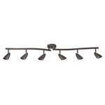 Globe Electric 59376 Grayson 6-LIGHT Adjustable S-shape Track Lighting Bronze. Fixed Price $105.29.