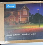 Govee H7072 Outdoor Lamp Post Lights, Rgbicww - New Open Box. Fixed Price $349.95.