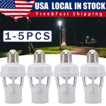 Infrared Pir Motion Sensor E27 Led Light Lamp Bulb Holder Socket Switch 110/220V. Fixed Price $27.58.
