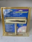 Vtg Nos Westinghouse 7" Polished Brass Finish Picture Light 75050 New Package. Fixed Price $29.00.