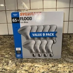 Sylvania 65BR30 65W Flood Light Bulb 600 Lumens 9 Pack New. Fixed Price $48.00.