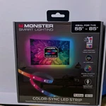 Monster Color-sync Led Strip 12.46FT Rgb+ic Wi-fi App/voice Sound Reactive. Fixed Price $45.00.