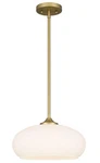 Juno Modern 1-LIGHT Pendant Lamp With Engraved Opal Glass Shade, High Quality!. Fixed Price $89.99.