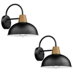 Jazava 10.2 IN.1-LIGHT Black No Motion Sensing Outdoor Hardwired Barn (2-PACK). Fixed Price $26.99.
